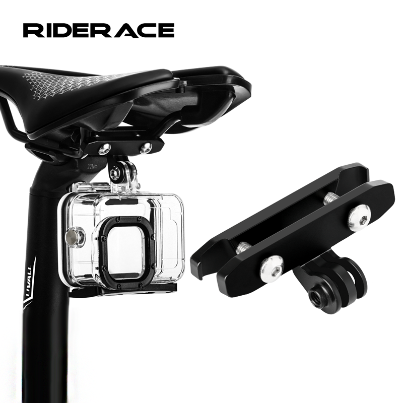 Commuting By Bike - 自転車サドルマウント,アルミニウム合金,三脚ホルダー,自転車シートレール,GoPro Hero用カメラマウント,サイクリングアクセサリー