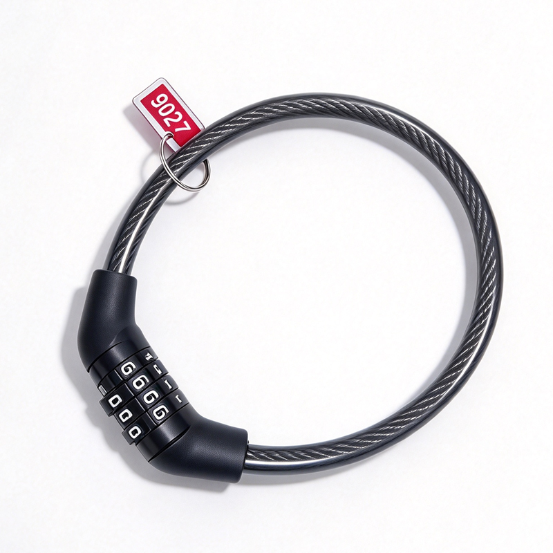 Commuter Bike Lock - 自転車用ダイヤル錠、ワイヤーロック、マウンテンバイク用4桁ダイヤル錠、オートバイ用ロック、盗難防止ロック、フライングロック