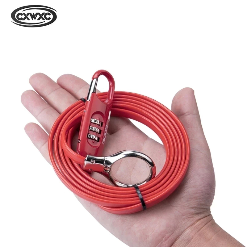 ポータブル自転車ロック,耐久性のあるスチールワイヤーミニヘル - Cable Lock Flexible のレビューと価格
