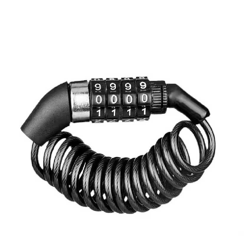 バイク・自転車用盗難防止チェーン、4桁のパスワード式、ヘルメ - Chain Lock Combination のレビューと価格