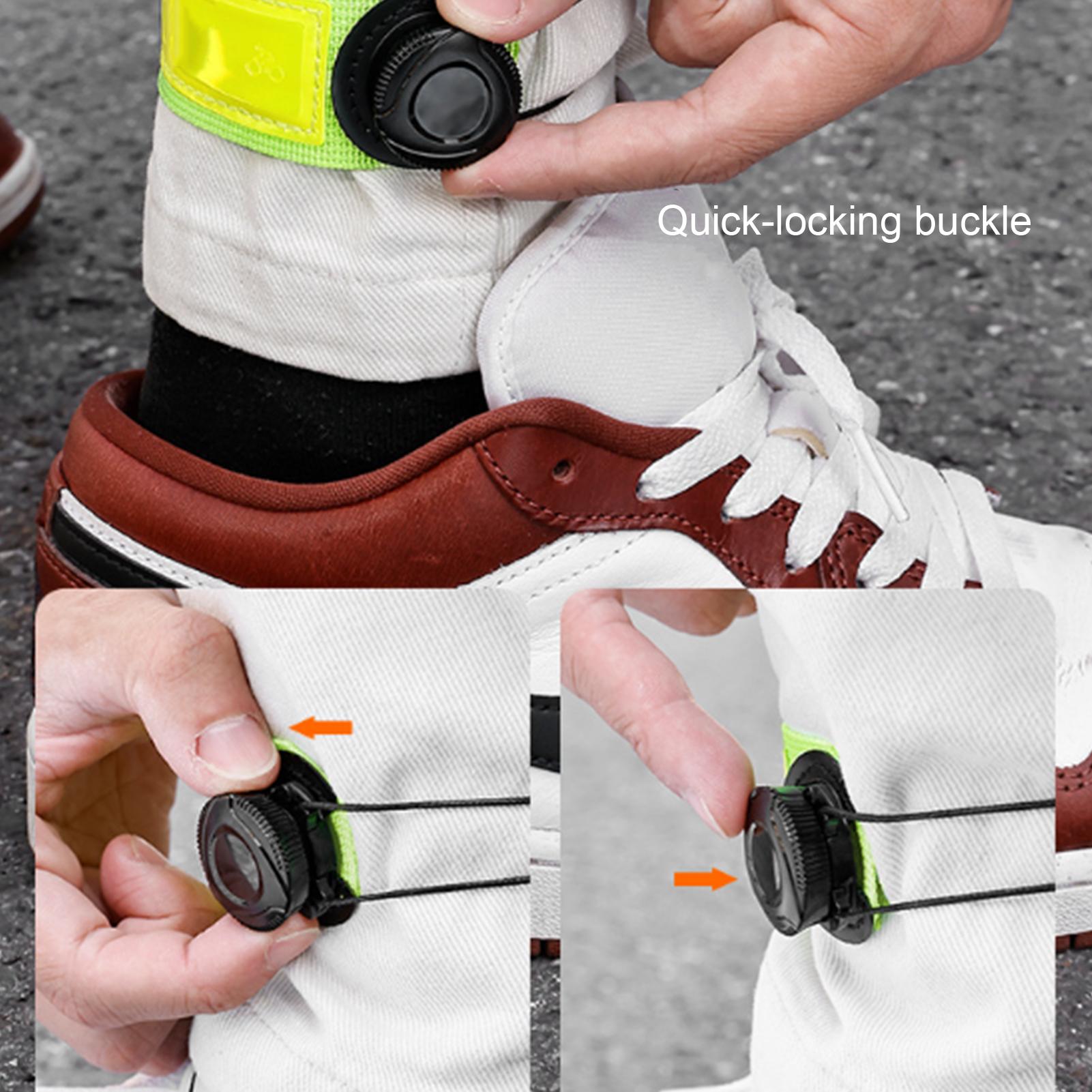 自転車用パンツストラップ 反射材付き自転車ズボンバンド サイ - Cycling Commuter Trousers のレビューと価格