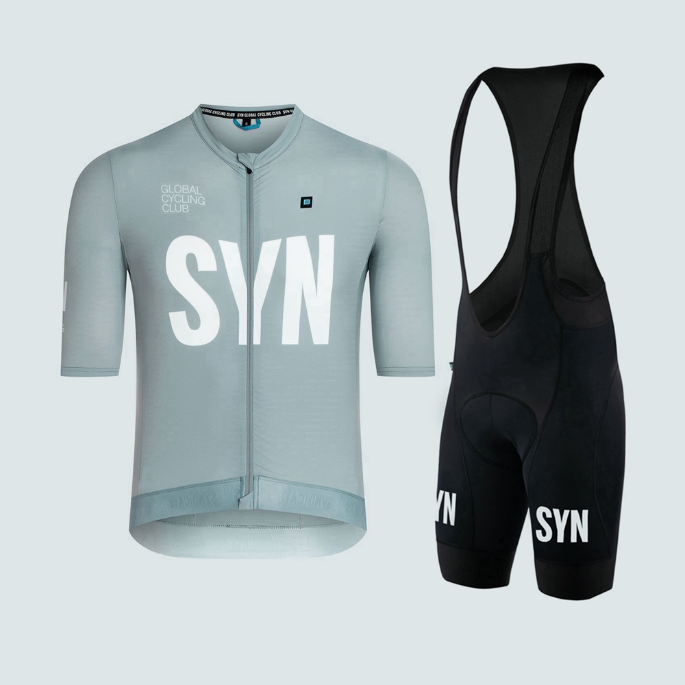 シルバーグレーの半袖サイクリングジャージとビブショーツメンズ - Cycling Commuter Trousers のレビューと価格