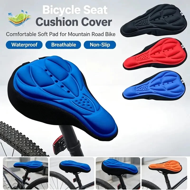 自転車用サドル 3Dソフト素材 シートカバー 快適なフォーム - Commuting By Bike のレビューと価格